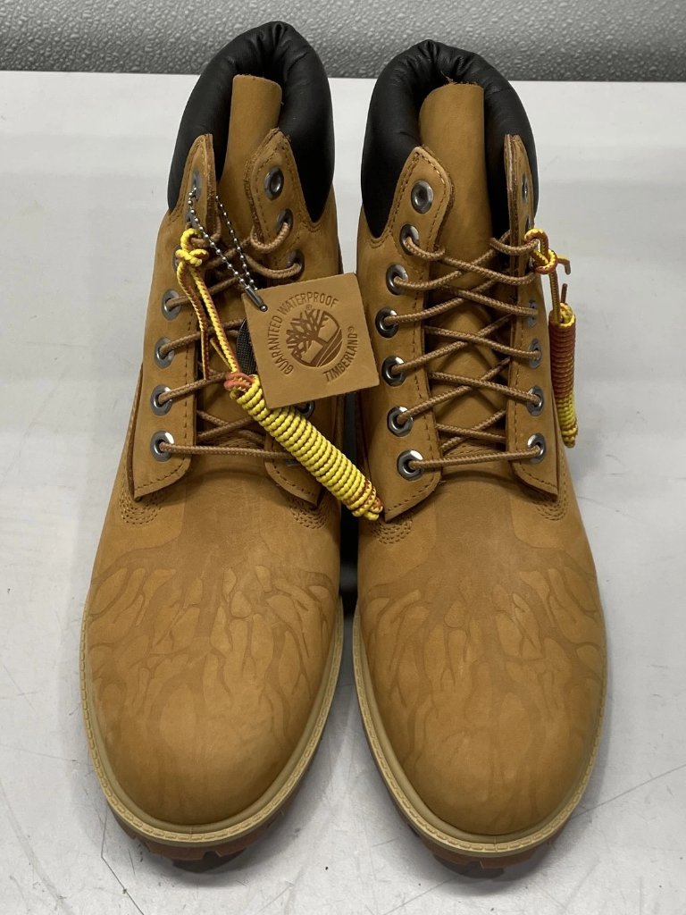 Snipes X Timberland 6" Premium Boot Men's Size 9.5 Wheat Nubuck Print Waterproof